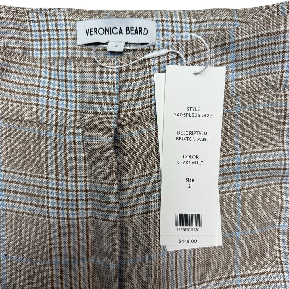 VERONICA BEARD Brixton Linen Pant Size 2 - Picture 10 of 14